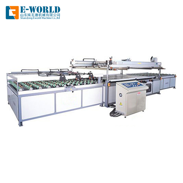 Automatic PET Film Panel Paper Box Screen Printing Machine 