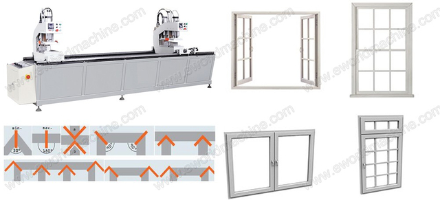 Upvc Window Welding Assemble Fabrication Making Machinery