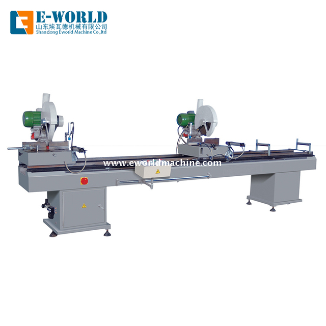 Upvc Window Double Head Cutting Production Machine