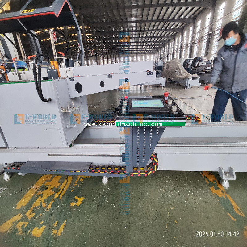 High Quality CNC Double Head Cutting Saw Aliminum Window Machine Cutting Machine