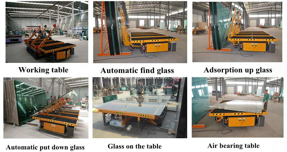 Automatic Glass Loading Cutting Breaking Table