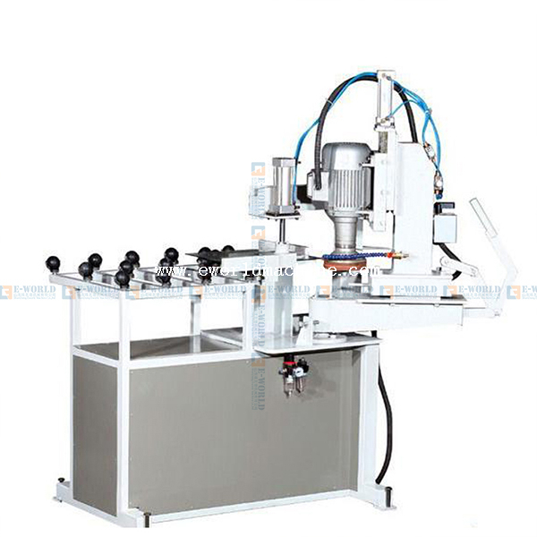 Double head glass corner edging machine
