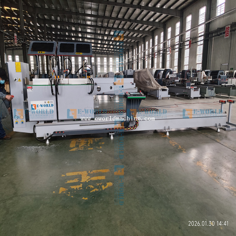 High Quality CNC Double Head Cutting Saw Aliminum Window Machine Cutting Machine