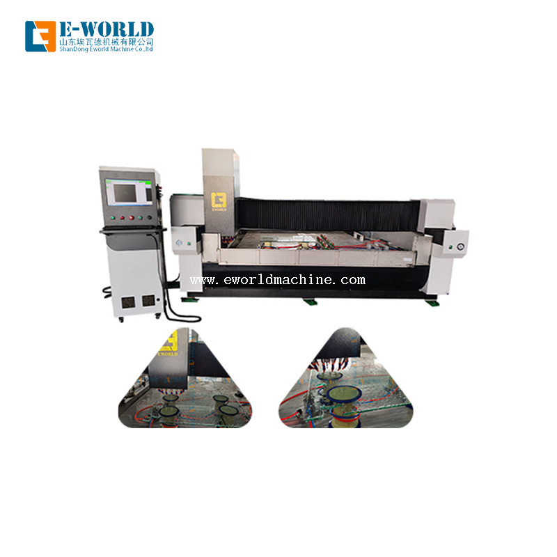 CNC 3 Axis CNC Glass Working Machine Center with Glass Cutting Polishing Drilling Edging