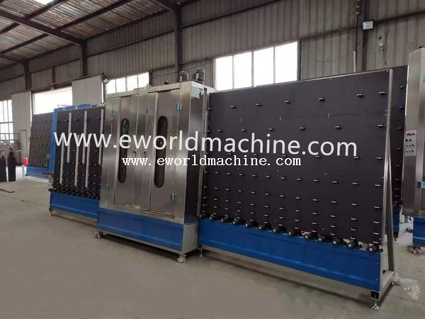 2500 Big Size Automatic Glass Washing And Drying Machine