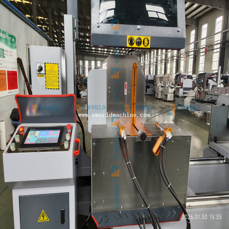 Factory direct sales cnc double head cutting saw aluminum window machine