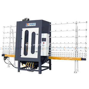 Economical Manual Vertical Glass Sandblasting Machine for Low-e Glass with Factory Price