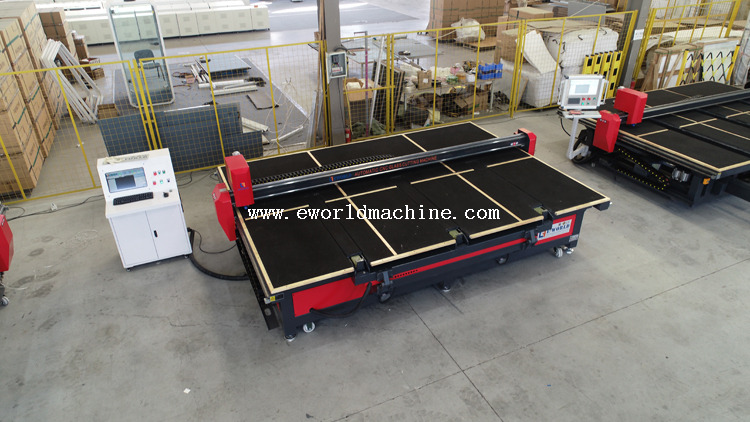 CE Certified Eworld CNC Glass Mirror Cutting Machine