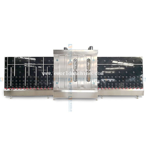 Open Top LOW-E Vertical Glass Washing Cleaning And Drying Machine