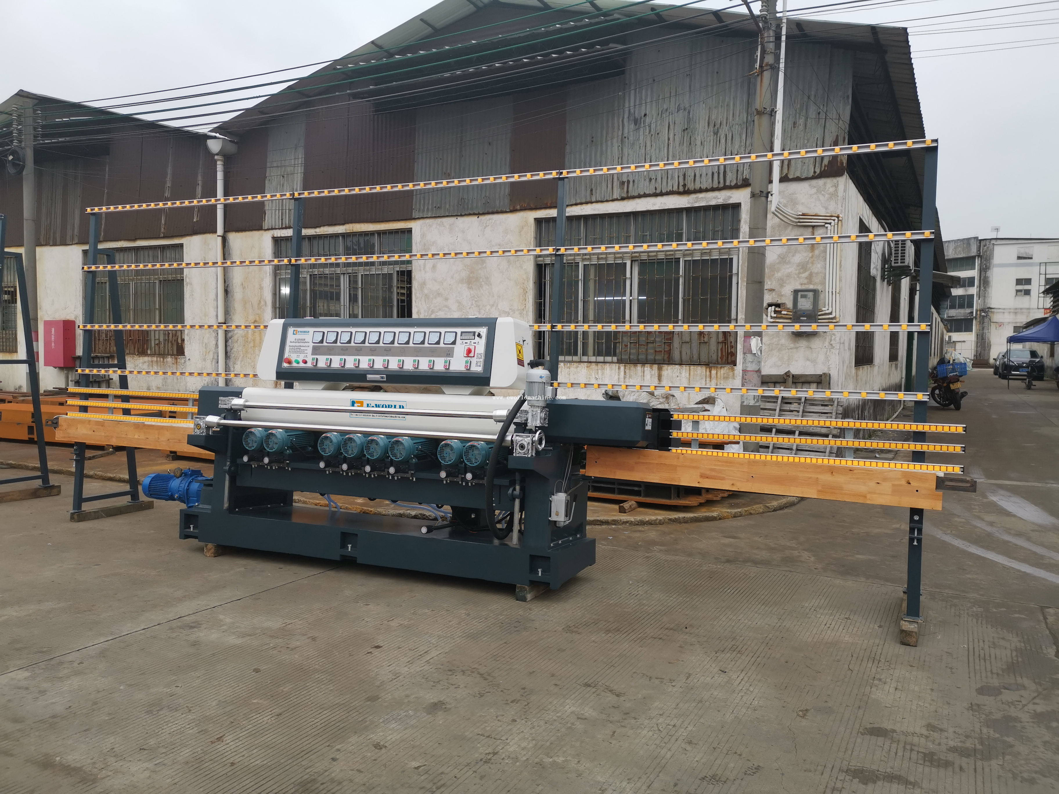 9 Spindles Beveling Edging Machine for Glass Processing 