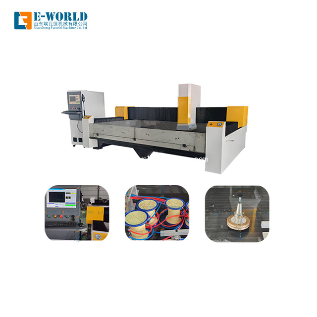 Semi-automatic CNC Glass Milling and Drilling Machine