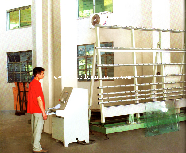 Flat Big Heavy Size Glass Drilling Machine with Vertical Structure
